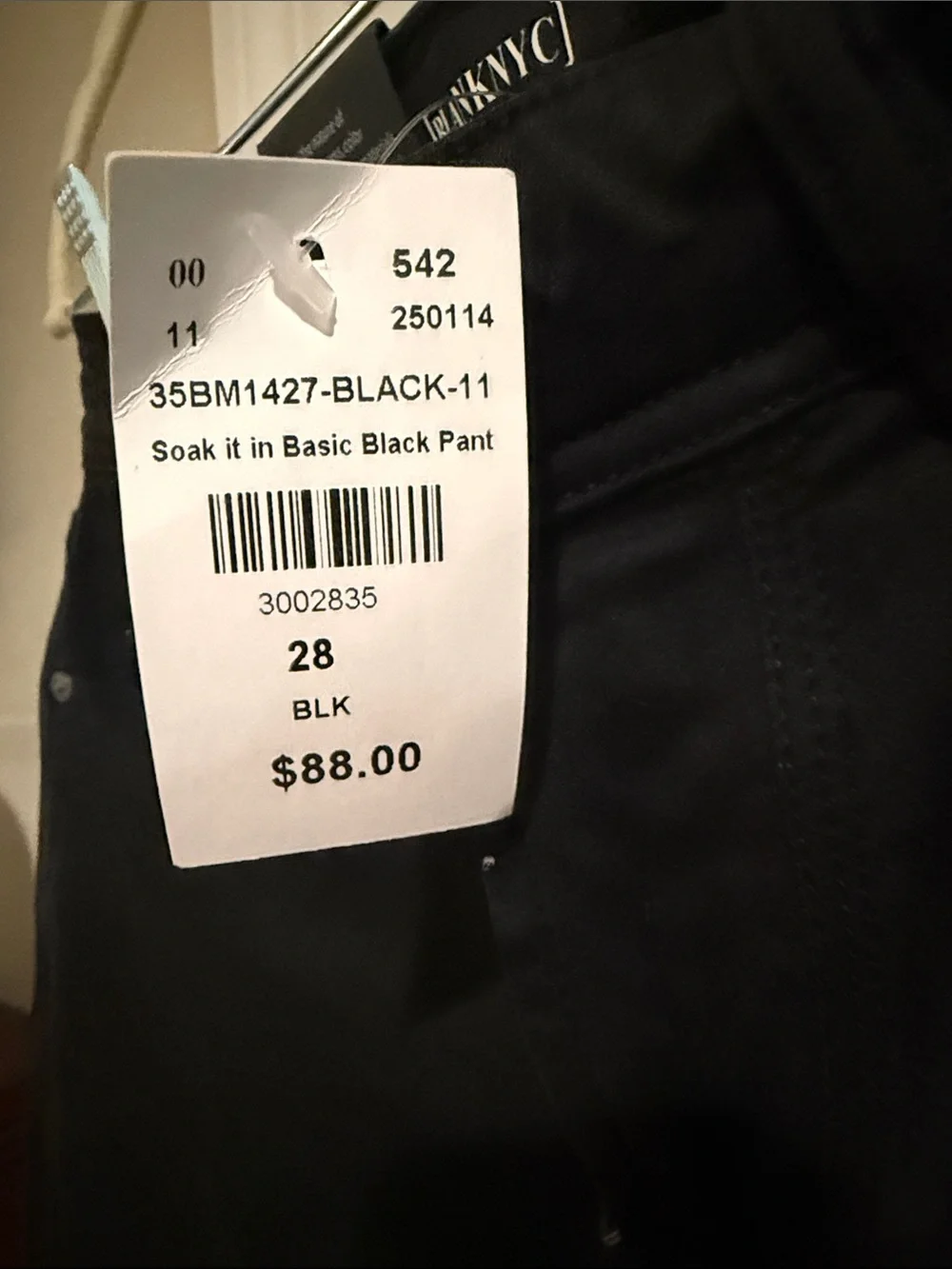 Blank NYC Men's Slim Straight Jeans in Black